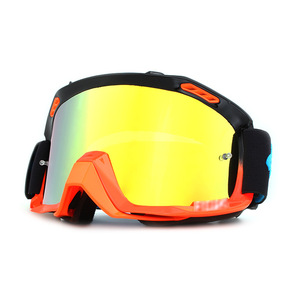 Gafas de Motociclismo Unisex, Protección UV400, Lentes Anti-Reflejantes, Diseño Moderno, Resistentes al Viento, Color Naranja-Amarillo Gris-Marrón - Product Image 4