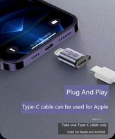 Connecteur de convertisseur adaptateur USB Type C mâle vers micro USB femelle