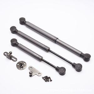 Kastdeur met op- en neergaande pneumatische ondersteuning Meubilair Gasveer Gasveer Aluminium frame Deur Telescopische hydraulische stang Hardware - Product Image 2
