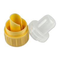 Échantillon gratuit 38mm personnalisable couleur liquide détergent couvercle de bouteille bouteille de savon en plastique bouchon à vis