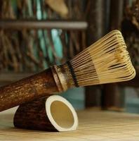 Vente en gros de fouets à matcha en bambou faits à la main, écologiques, avec logo personnalisé, 100 brins