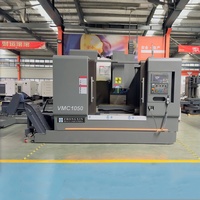 Centre d'usinage vertical VMC1050 Fanuc, broche BT40, course de 1000 mm, capacité de 6 tonnes, fraiseuse industrielle automatique pour moules