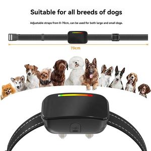 USMILE OEM y ODM <span class=keywords><strong>Multi</strong></span> colores AI Smart 3 en 1 Funciones actualización de pantalla de luz de Color CARGA AUTOMÁTICA perro dejar de ladrar <span class=keywords><strong>Collar</strong></span> - Product Image 3