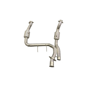 ท่อแคทตาไลติกดาวน์ไปป์สำหรับรถฟอร์ด F150 SVT RAPTOR <span class=keywords><strong>3</strong></span>.5TT ปี 2015-2019 เทอร์โบคู่ พร้อมแผ่นกันความร้อน สแตนเลส 304 หนา 1.5 มม. - Product Image 1