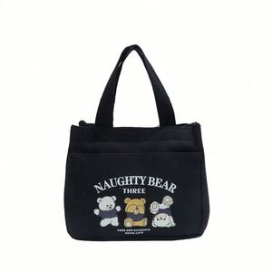 Custom-sized Solid-color Eco-friendly Canvas Handbagscasual Single-shoulder Handbags and Student Bags - Product Image 5