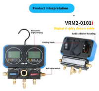 Manómetro Digital de Alta Precisión Anticolisión VALUE VRM2-0101i, Manómetro Electrónico Profesional para HVAC, Refrigeración e Intercambio de Calor