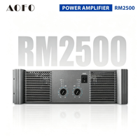 Penguat Daya Profesional Kelas TD 2CH 2500W X2 Penguat Audio PA Daya Tinggi Stabil 2 Ohm untuk Line Array Subwoofer OEM