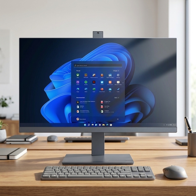27 Inch Desktop Monoblock PC Computer I3 I5 RAM 16G 32G 512GB 1TB SSD AIO Computer Desktop All-in-One PC for Business