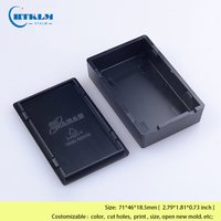 Boîtier en plastique 71*46*18.5mm Boîtier électronique Boîtier électrique en plastique Boîte en plastique ABS Boîtier de projet Petit boîtier de jonction DIY