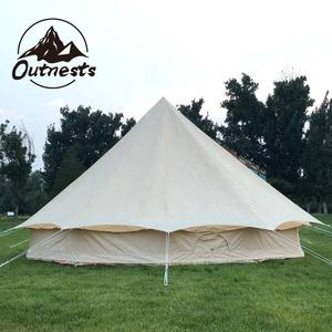Tienda de Campaña Tipo <span class=keywords><strong>Campana</strong></span> de Lona de Algodón de 3m 4m 5m 6m con Toldo/Lona, Tienda de Campaña con Lona, <span class=keywords><strong>Techo</strong></span> Impermeable, Refugio Impermeable - Product Image 4