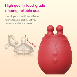 Massaggiatore <span class=keywords><strong>Vaginale</strong></span> a Forma di Rosa Vendita Calda di Fabbrica con Materiale di Alta Qualità per Alimenti Vibratore Ricaricabile Giocattoli Sessuali per Donne - Product Image 2