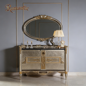 Ensemble de meubles de chambre à coucher turcs classiques royaux, lit capitonné de luxe doré, lit <span class=keywords><strong>en</strong></span> bois massif taille King ou Queen pour villa, palais, hôtel - Product Image 5