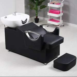 Venta al por mayor de fábrica: Sillón de peluquería reclinable con terapia capilar, cama de masaje para champú y lavacabezas de salón - Product Image 2