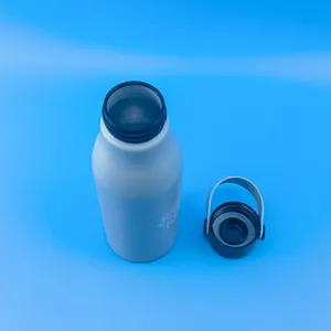 Bottiglia di acqua isolante in acciaio inox OEM all'ingrosso 650ml flacone sottovuoto Thermos bottiglia di bevanda sportiva
