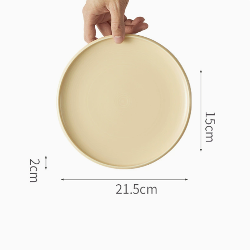 Plato amarillo de 8.5 pulgadas