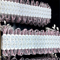 Bande lumineuse à LED de haute qualité, blanche, AC110V, 3 modules LED pour enseignes lumineuses, enseignes publicitaires, devanture de magasin, bordure de garage