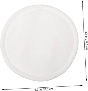 Tampons démaquillants réutilisables en fibre de bambou écologiques Tampons en coton lavables pour le visage - Product Image 4