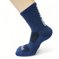 Chaussettes de sport pour hommes personnalisées, antidérapantes, respirantes, écologiques, en tricot, pour le cyclisme et la course à pied