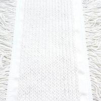 Vente en gros d'usine de vadrouille plate en mélange de coton microfibre touffetage nettoyage commercial vadrouille humide en microfibre