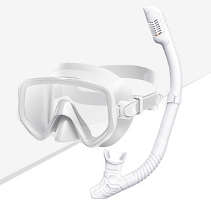 Máscara de Buceo OEM con Snorkel Completamente Seco, Talla Única para Adultos, Silicona, Vidrio Templado de Alta Definición, Antivaho, para Natación - Product Image 1