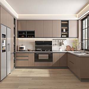 Juego de Muebles de Cocina Santopova con Estufa Integrada y Protector de Azulejos - Product Image 2