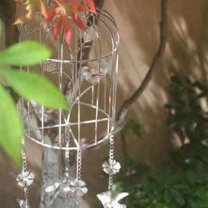 Carillon éolien vintage en fonte en forme de colombe, décoration suspendue pour jardin, cour, villa, ornement créatif de style ancien - Product Image 2