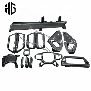 Nouvelle arrivée accessoires de garnitures intérieures automatiques en Fiber de carbone pour Land Rover Defender pièces intérieures centrales - Product Image 1