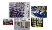 Batterie de stockage d'énergie au lithium Bluetooth 12V 24V 100Ah 200Ah 300Ah Lifepo4 pour énergie solaire, en stock UE PL UA