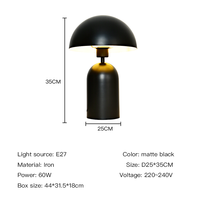 Lampe de table portable moderne à intensité variable tactile en fer pour hôtel, bar, café - Grande vente