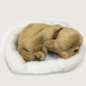 2022 Top Nieuwe Mode Simulatie Dier Snurken & Ademhaling Hond Pluche Speelgoed