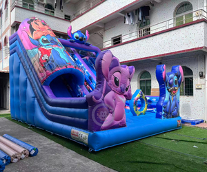 Castillo Inflable Stitch con Obstáculos, Castillo Inflable para Brincar - Product Image 5
