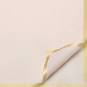 Nuevo Papel de Regalo Floral con Borde Dorado, Material de Embalaje Impermeable de Lujo para Ramos de Flores, para Floristería - Product Image 4