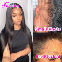 Wig Rambut Asli Vietnam HD Lace 30inch 40inch Grosir, Wig Lurus Alami Tanpa Lem, Wig Rambut Manusia Mentah Natural PrePlucked Lace Front