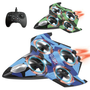 <span class=keywords><strong>Avion</strong></span> de combat télécommandé 88RC YX110 pour débutants en mousse <span class=keywords><strong>EPP</strong></span>, 4 canaux, 2.4G, avec fonction 'Follow Me', prêt à voler en intérieur et en extérieur - Product Image 1