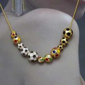 BD-D1308 Colgante de Fútbol Deportivo Moderno para Hombre, Joyería de Gimnasio Personalizada, Amuletos de Fútbol Mundial, Colgante de Balón de Fútbol - Product Image 4