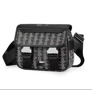 Sac Bandoulière Croc-dilen en Cuir PU <span class=keywords><strong>Homme</strong></span> Décontracté à Épaule Messager Latéral avec Logo Personnalisé Style Tendance pour Été Printemps - Product Image 1