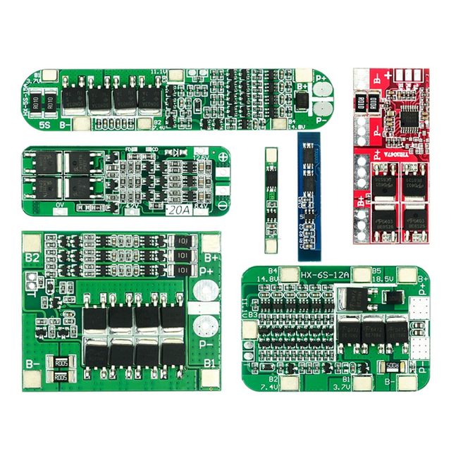 18650 Lithium Battery Overcharge Protection Current Short Circuit Charging Module 1/2/3/4/5 Series 3.7/12V