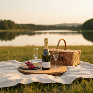 High Quality H Lanvin Fils Brut Champagne-37.5cl-12.5% ABV-Bar & Party Mini Sparkling <b>Wine</b> - Product Image 1