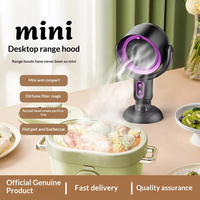 Extracteur de fumée d'huile de bureau portable, hotte aspirante, purificateur d'air à ions négatifs, ventilateur d'extraction puissant pour barbecue et fondue intérieure