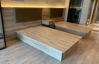 Ensembles pour chambre à coucher Hôtel Mobilier Hôtel avec deux lits Vente en gros Appartement style moderne Villa