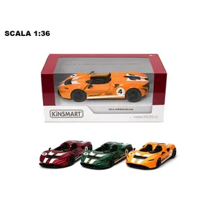 Coche de Juguete Kinsmart McLaren Elva a Escala 1:36, Modelo de Vehículo con Función de Retroceso - Product Image 2