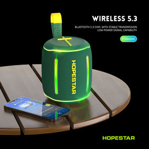 HOPESTAR P58 MINI LOGO personnalisé Salut <span class=keywords><strong>Fi</strong></span> son sans fil étanche haut-parleur extérieur moto vélo stéréo Portable Bluetooth haut-parleur - Product Image 6