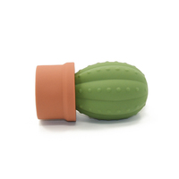 Wosilicone Ausgefallener Kaktus Damen-Vibrator – Starke Vibrationsmassage für Frauen, Mini-Klitoris- und Brustwarzenstimulation Sexspielzeug
