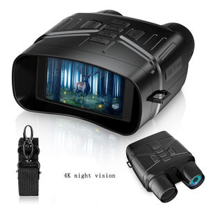 Casque de vision nocturne monté sur la tête, zoom numérique 5X, mains libres, jumelles de vision nocturne infrarouge numérique HD 4K - Product Image 1