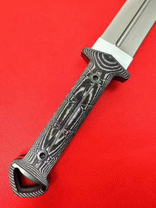 Couteau tactique de survie en plein air personnalisable DIY United Divine Sword, lame fixe en acier inoxydable de haute qualité, manche G10 - Product Image 4