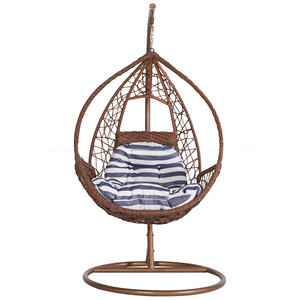 เก้าอี้หวายทรงไข่เก้าอี้แขวนไข่สวนแบบปรับแต่งได้เก้าอี้ไข่แกว่งพร้อมขาตั้ง - Product Image 3