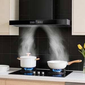 Diskon besar 900mm t-shape Stainless Steel baja antikarat kap mesin dapur bersih otomatis asap masak pintar untuk dilepas luar ruangan rumah tangga - Product Image 5