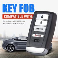 Telecomando auto con chiave intelligente 3+1 di ricambio per SUV Acura SRX XTS ATS, chipset ID47 313.8MHz, prodotto da [Nome Produttore]