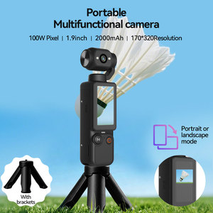 Cámara de Acción Portátil Q7, Mini Cámara Deportiva de Bolsillo para Vlogs, Pantalla de 1.9'', <span class=keywords><strong>Grabadora</strong></span> 4K con Enfoque Automático Giratorio - Product Image 2