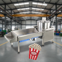 Machine à pop-corn commerciale entièrement automatique Machine à pop-corn chauffant la machine à pop-corn industrielle à agitation électrique manuelle